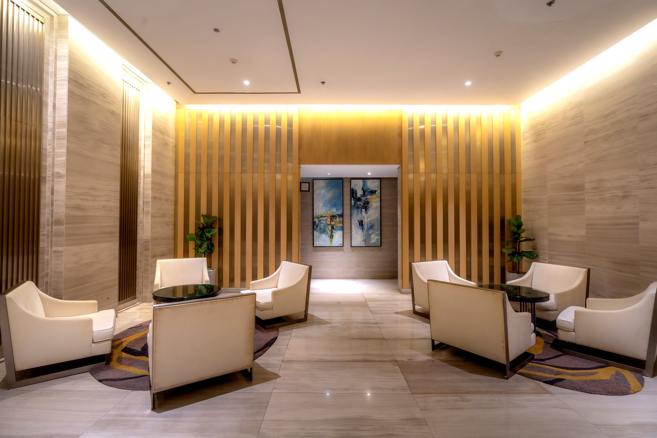 Moderne luxe hotellobby